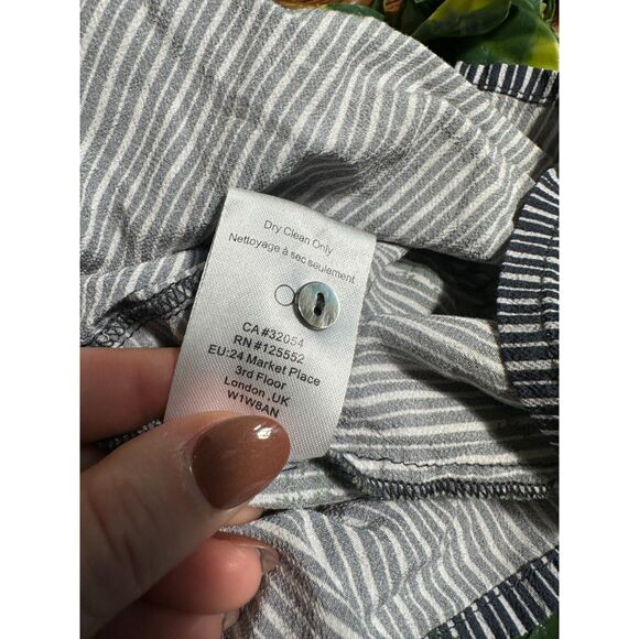 Anthropologie DOLAN Blue Button Up Long Sleeve Top Size Large - Picture 8 of 11